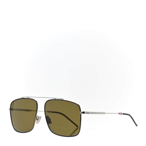 dior 0220s sunglasses|CHRISTIAN DIOR Homme 0220S Sunglasses Silver Green.